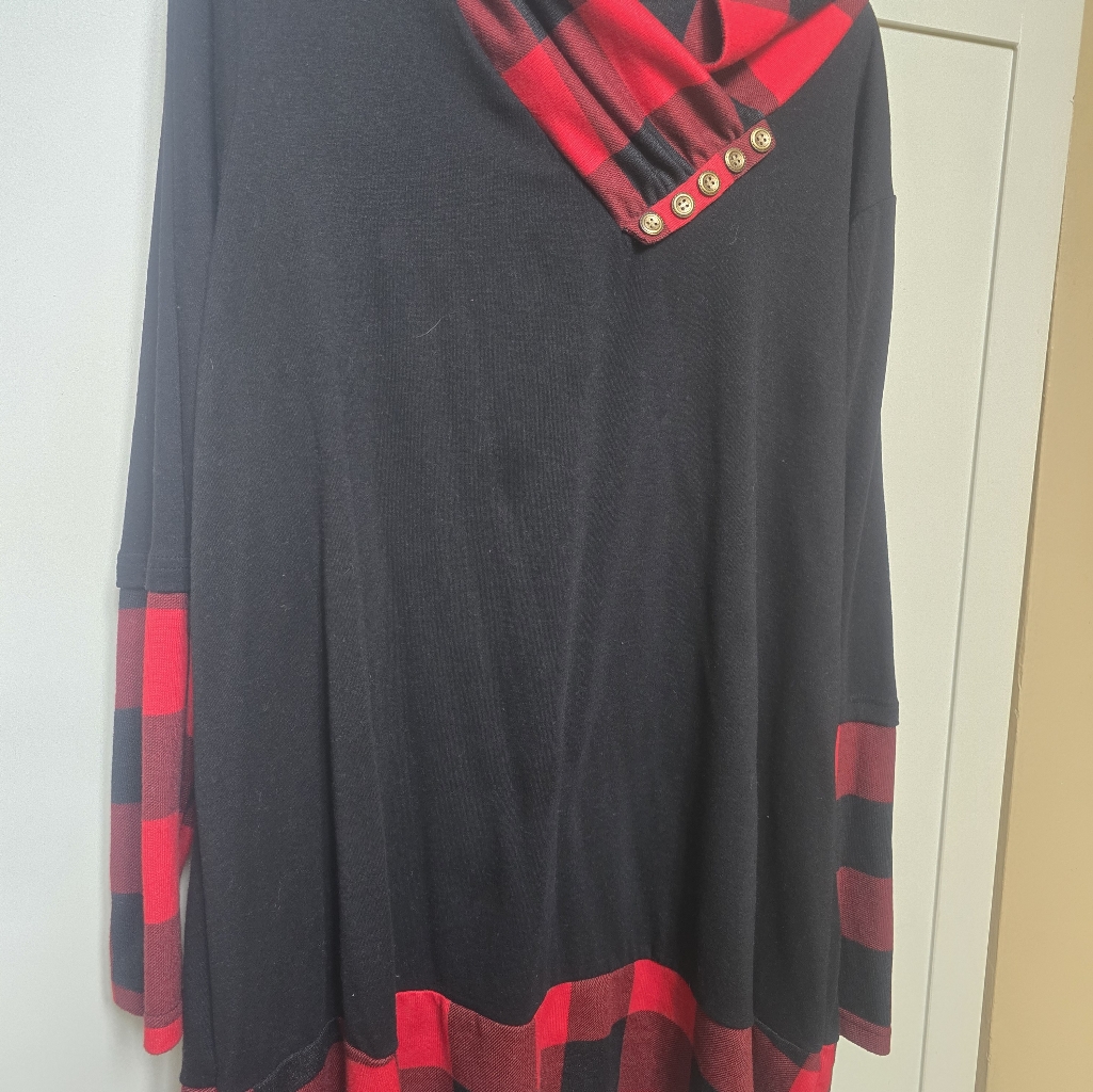 Plaid Sweater Dress